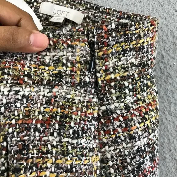 New Loft Tweed Pocket Skirt Plaid‎ Mini size 2 - Picture 10 of 12